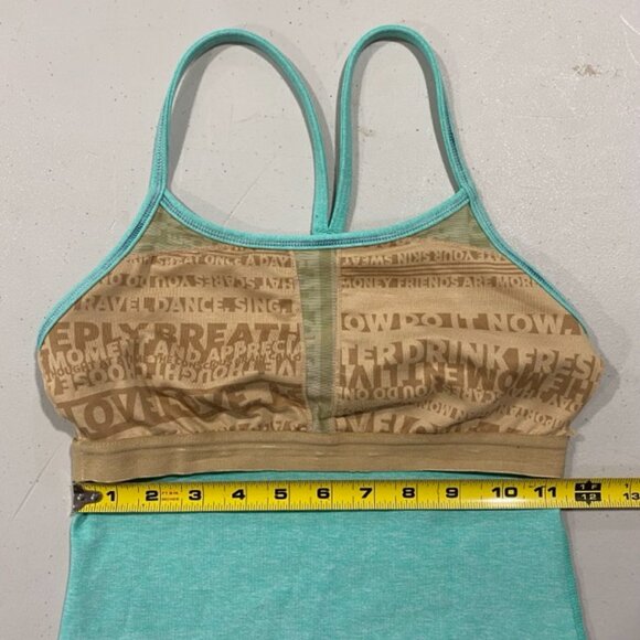 Lululemon Power Y Tank, Aqua, 2, XXS - Picture 7 of 7
